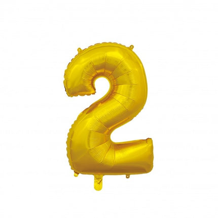 Ballon de baudruche Figure 2 Or 66cm