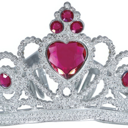 Tiare fille or avec diamants de couleur enfant