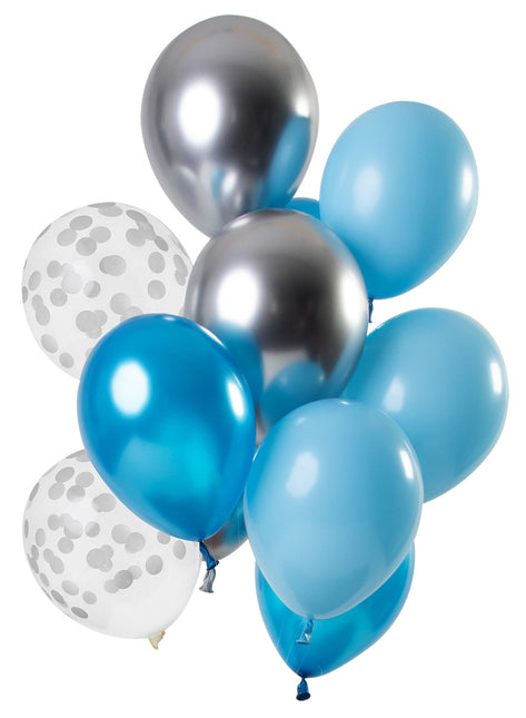 Jeu de ballons bleus 30cm 12pcs