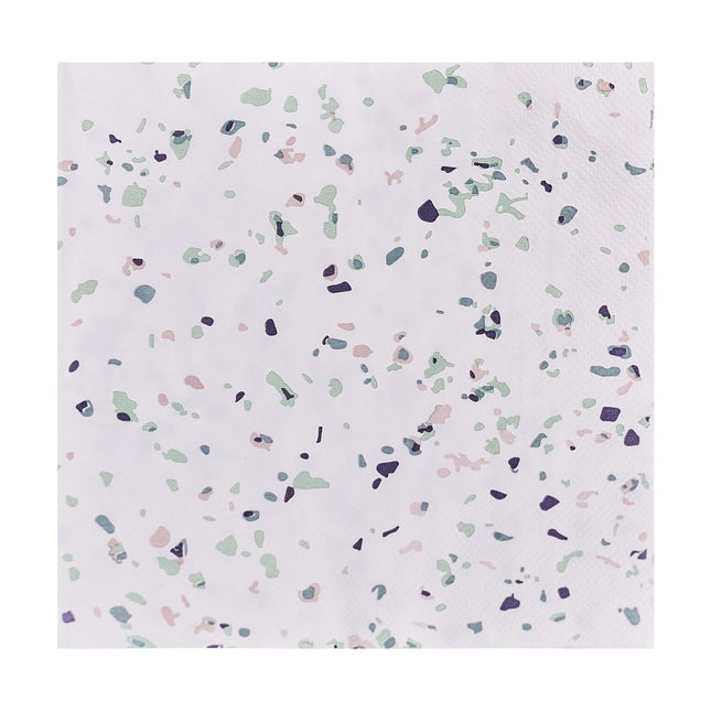Serviettes Terrazzo 16,5cm 16pcs