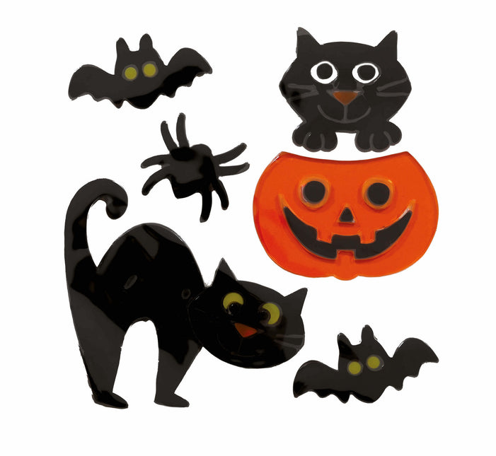 Décoration de fenêtre Halloween Animaux