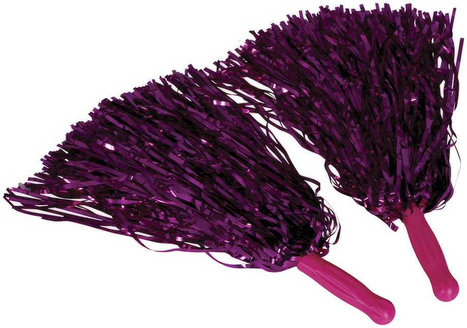 Pompons Fuchsia 2pcs