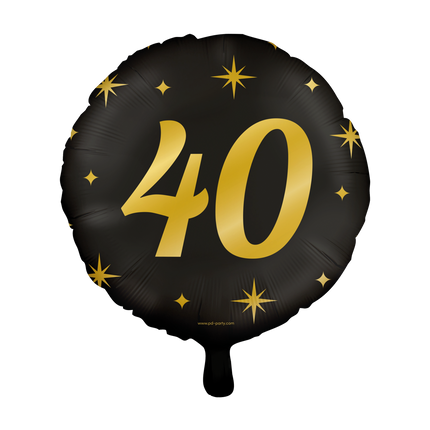 Ballon à l'hélium 40 ans vide 30cm