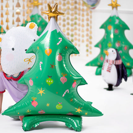 Ballon à l'hélium arbre de Noël vide 94cm