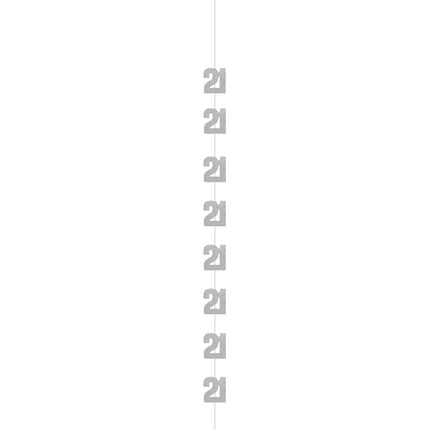 21 ans Décoration suspendue Argent 1.52m