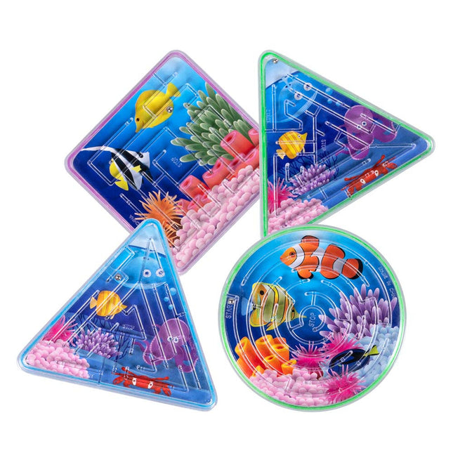Le document présente les jeux de labyrinthe 6.5cm 4pcs