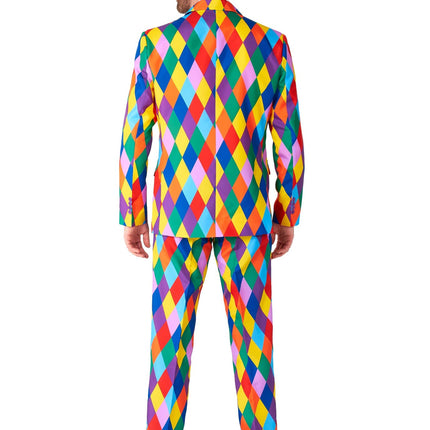 Costume de clown arc-en-ciel Hommes <tc>Suitmeister</tc>