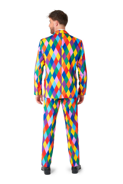 Costume de clown arc-en-ciel Hommes <tc>Suitmeister</tc>
