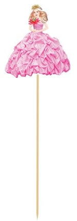 Dessus de cupcake princesse 20cm 8pcs