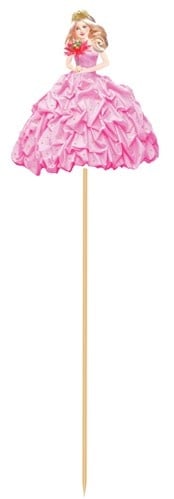 Dessus de cupcake princesse 20cm 8pcs