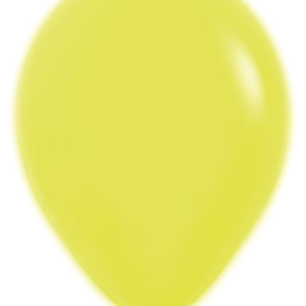 Ballons Néon Jaune 30cm 50pcs