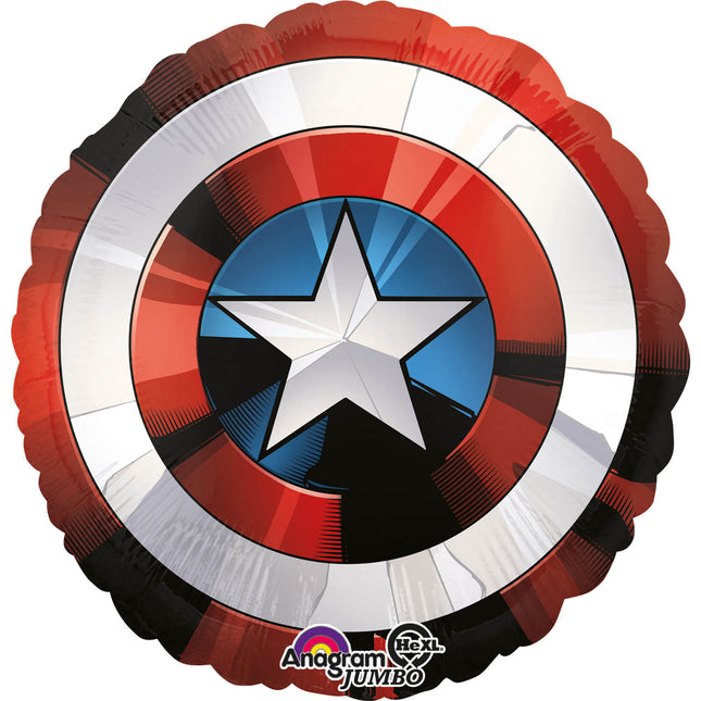 Captain America Shield Helium Balloon 71cm vide