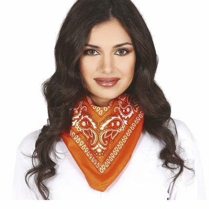 Foulard orange Bandana