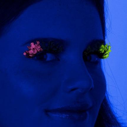 PXP Fake Lashes Glitter UV Green/Hotpink Barranquilla