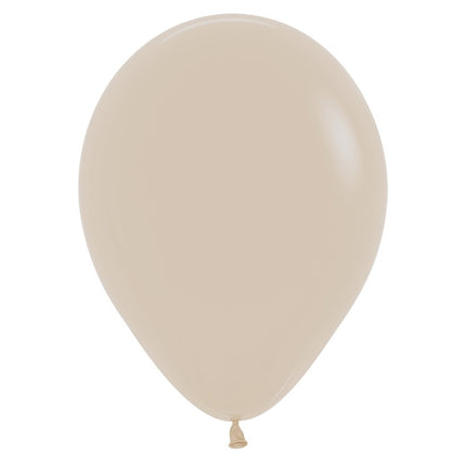 Ballons de baudruche sable blanc 23cm 50pcs