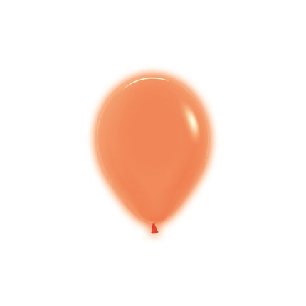 Ballons de baudruche orange fluo 12cm 50pcs