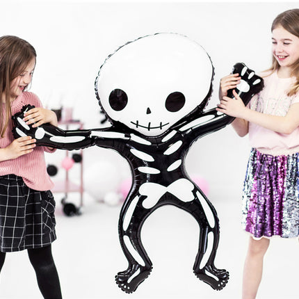 Halloween Ballon d'hélium Squelette 1m