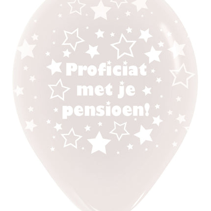 Ballons de retraite Crystal Clear 30cm 25pcs