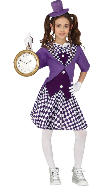 Robe de magicien fille violette