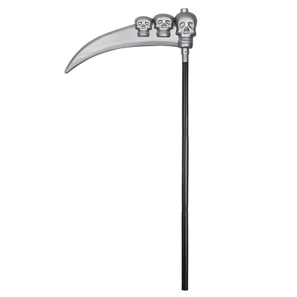 Halloween Scythe Skulls 103cm