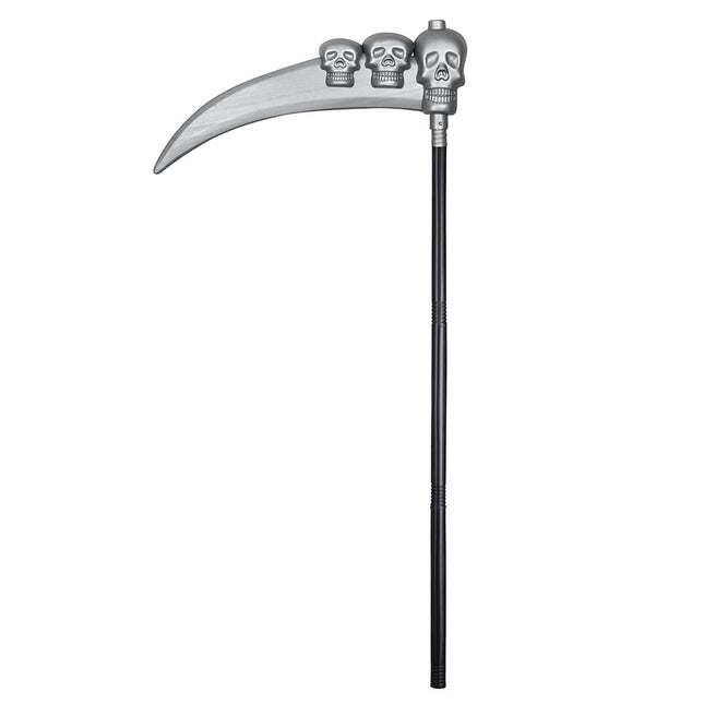 Halloween Scythe Skulls 103cm