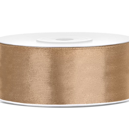 Ruban Satin Or 25mm 25m