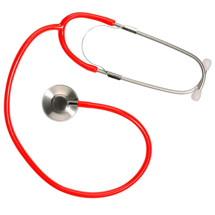 Faux stéthoscope de médecin rouge
