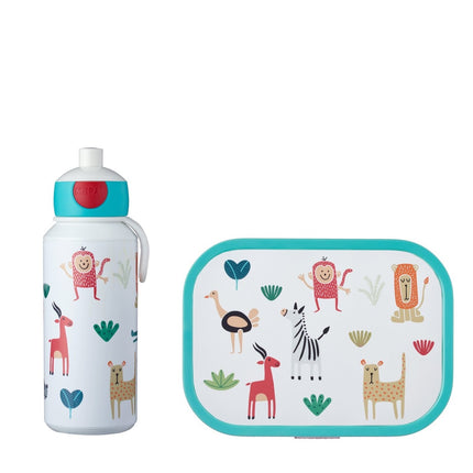 Ensemble de repas Campus Drink Bottle+Lunchbox Animal Friends