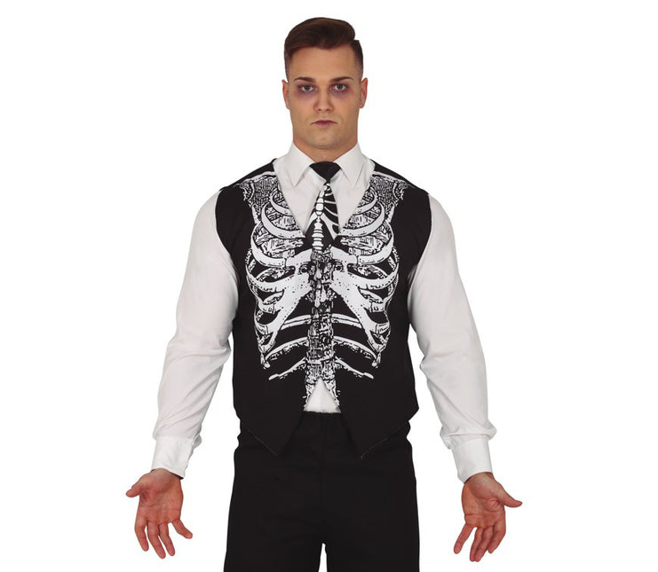 Ensemble de robes de squelette d'Halloween 2 pièces