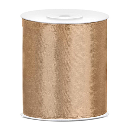 Ruban Satin Or 100mm 25m