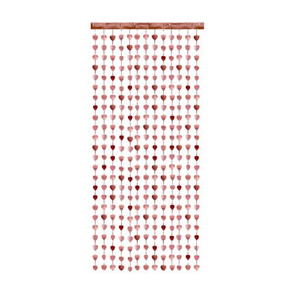 Rideau de porte rose gold Hearts 2.45m