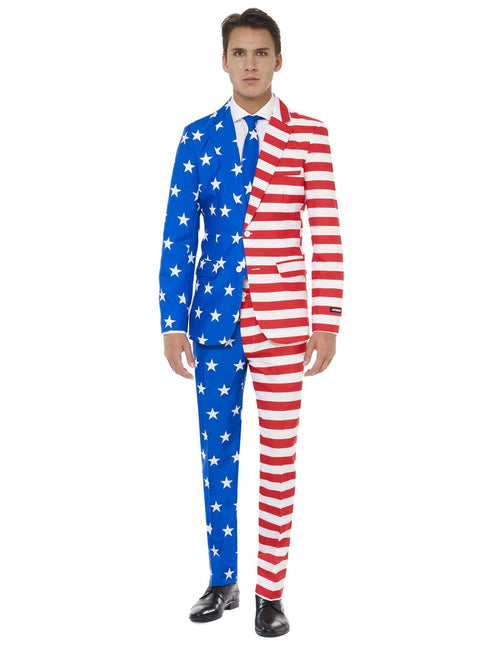 Costume drapeau des USA Hommes <tc>Suitmeister</tc>