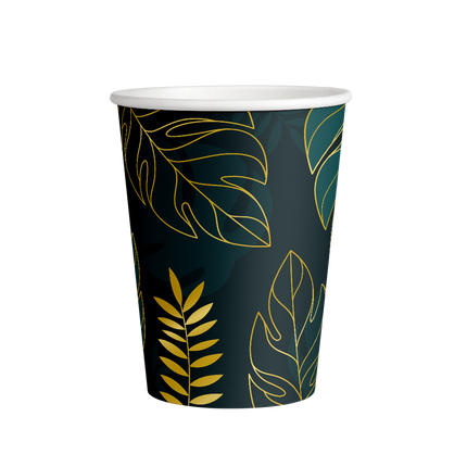Gobelets à feuilles 250ml 8pcs