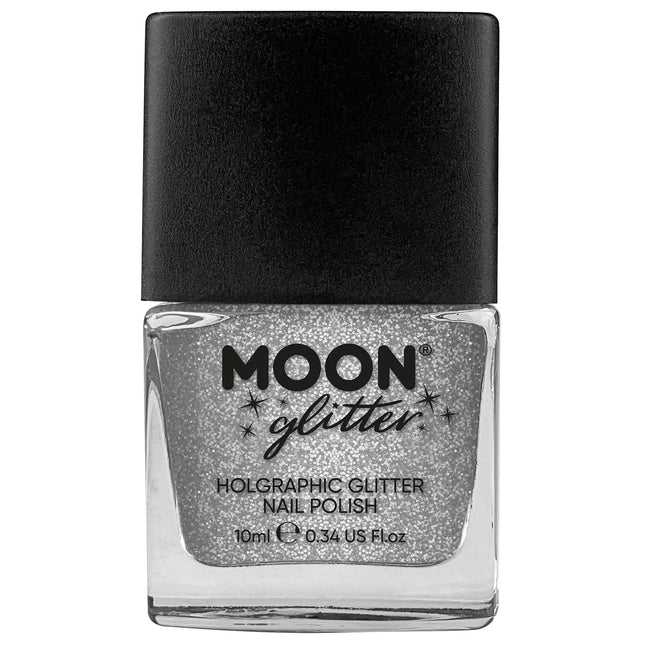 Vernis à ongles holographique Moon Glitter Argent 14ml