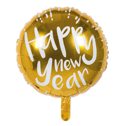 Ballon à l'hélium de bonne année vide 45cm