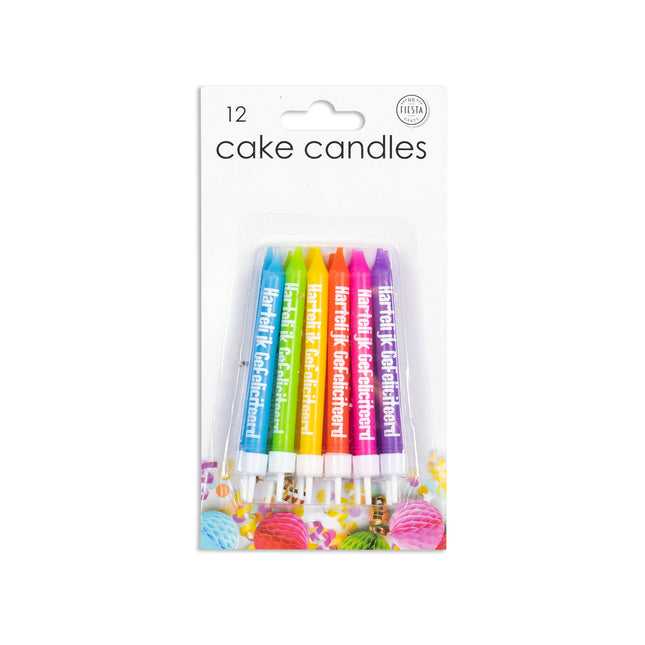 Joyeux anniversaire 7.8cm 12pcs