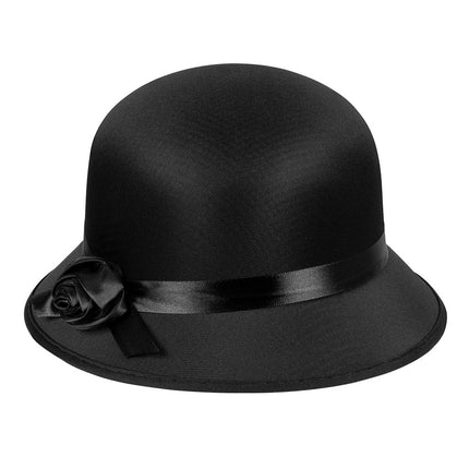 Chapeau Charleston Lady Noir 27cm