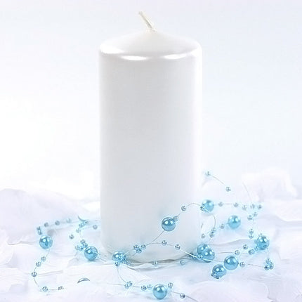 Bougie émoussée Pearl Metallic 12cm 6pcs