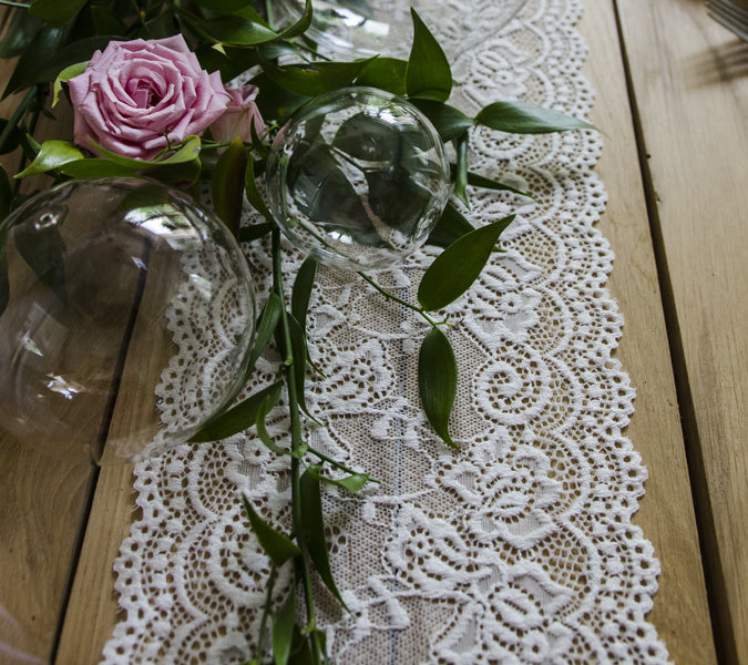 Chemin de table Dentelle 15cm 9m