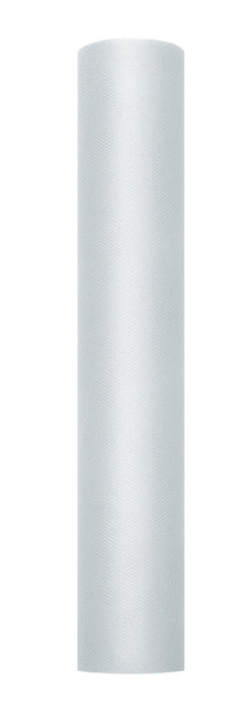 Rouleau de tulle gris 30cm 9m