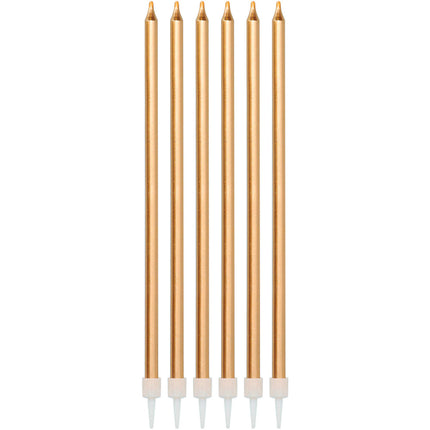 Bougies en bronze 15cm 16pcs
