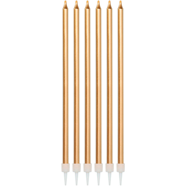 Bougies en bronze 15cm 16pcs