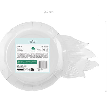 Assiettes de course 26.5cm 6pcs