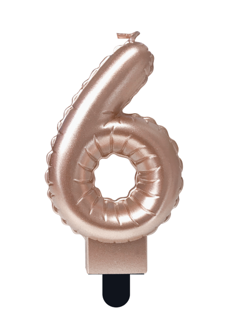 Ballon en feuille Candle Rose Gold 6 10cm