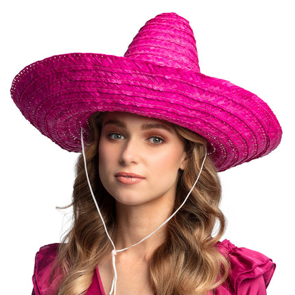 Sombrero rose 49cm