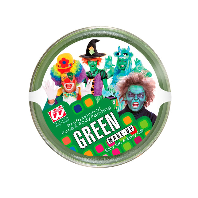 Peinture verte pour le visage 25gr