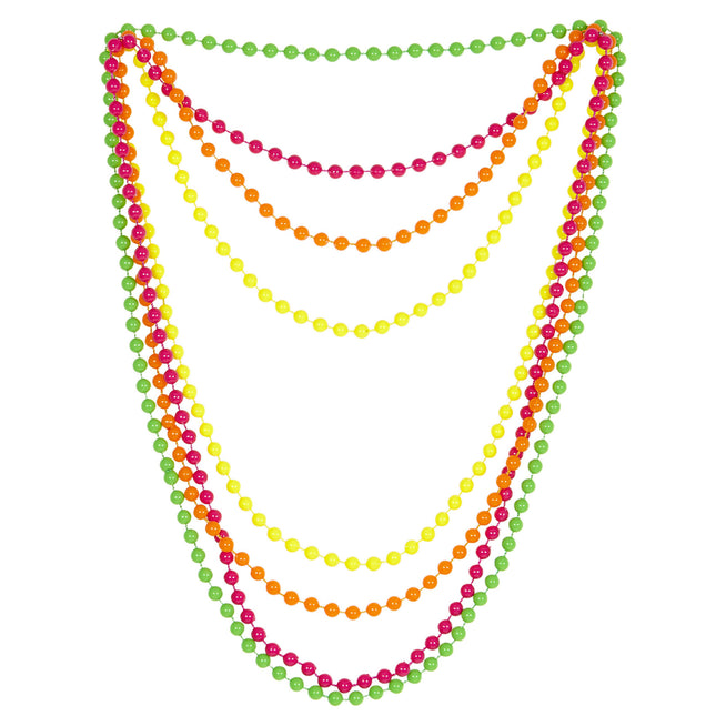 Colliers colorés 4 pièces