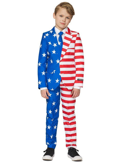 Costume drapeau des USA Garçon <tc>Suitmeister</tc>