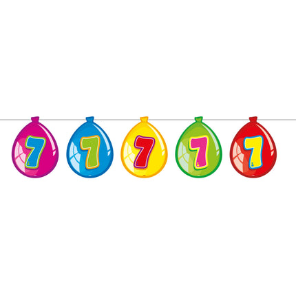Guirlandes 7 ans Ballons 10m