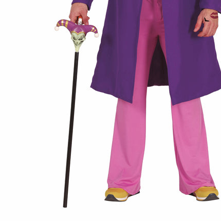 Bâton de marche Halloween Joker 90cm